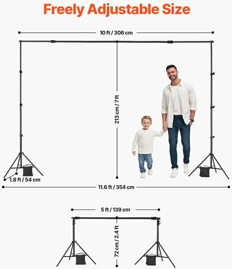 VEVOR Fono stovo komplektas 213x300 cm