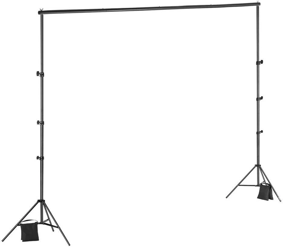 Fono stovo rinkinys 298 x 300 cm, vakarėliams ir fotostudijai, reguliuojama fono palaikymo sistema, nešiojamas fotografijos stovas
