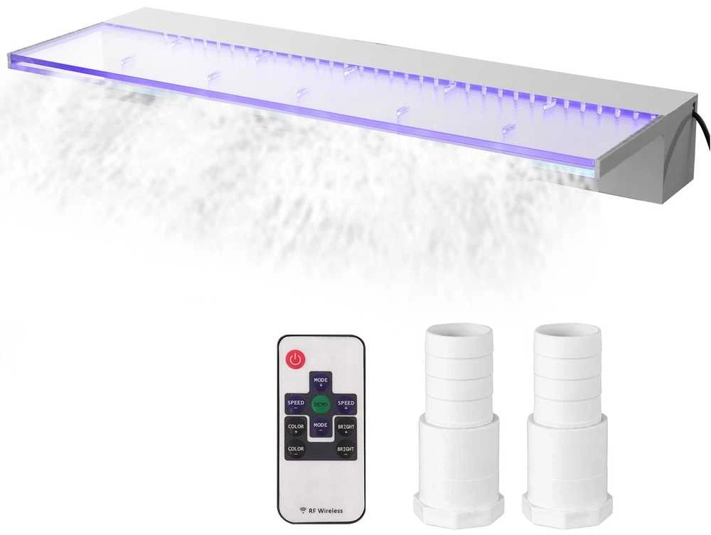 Fontano latakas 89 cm, su LED juosta, akrilo baseino krioklys, fontanas