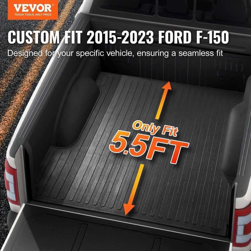 VEVOR gumine danga Ford F150 2015-2023 5.5 FT lovai
