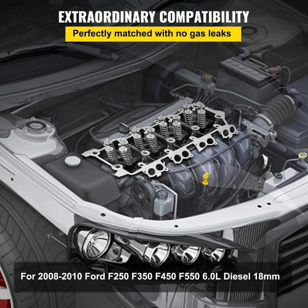 Ford F250 F350 F450 F550 6.4L Dyzelino Cilindro Galvutės Mazgas, Ketaus Pakeitimas, Variklio Dalys