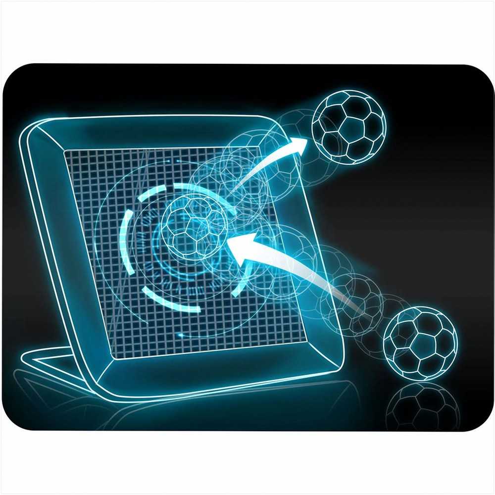 Neo-Sport Futbolo atmušėjo tinklas, treniruočių vartai futbolui, 122 x 120 cm, nešiojama futbolo treniruočių įranga, futbolo treniruočių pagalbinė priemonė