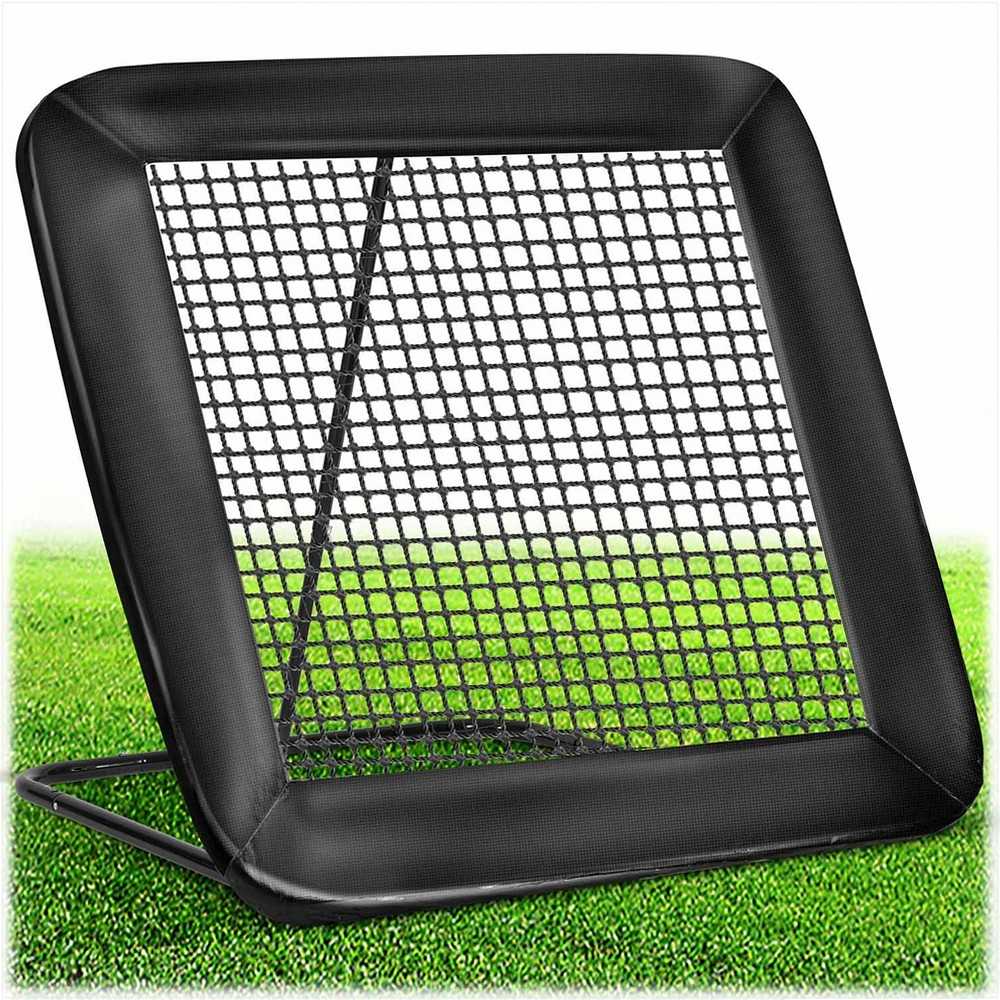 Neo-Sport Futbolo atmušėjo tinklas, treniruočių vartai futbolui, 122 x 120 cm, nešiojama futbolo treniruočių įranga, futbolo treniruočių pagalbinė priemonė