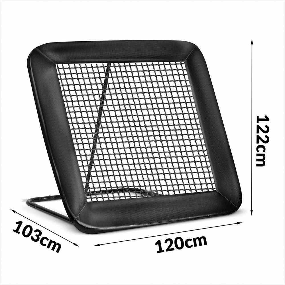 Neo-Sport Futbolo atmušėjo tinklas, treniruočių vartai futbolui, 122 x 120 cm, nešiojama futbolo treniruočių įranga, futbolo treniruočių pagalbinė priemonė