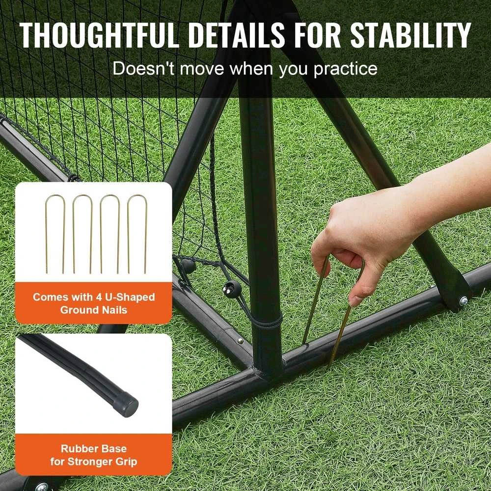 VEVOR Futbolo atšokimo tinklas 12x6 FT