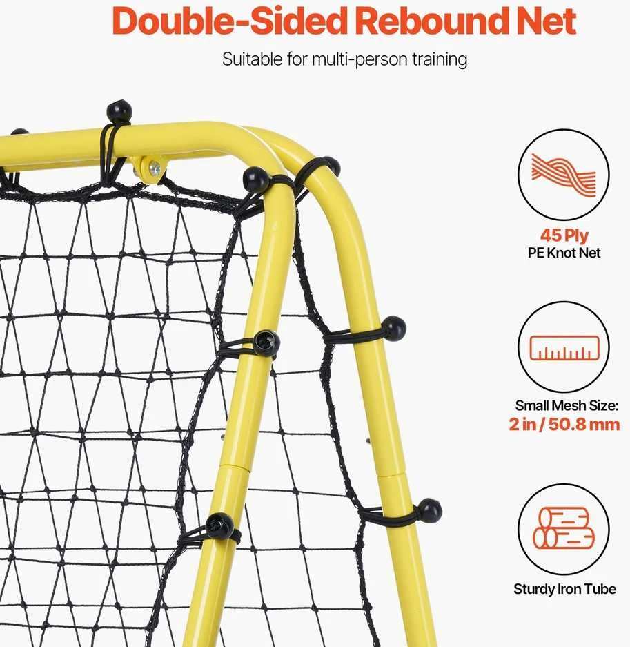 VEVOR 37x35x40 cm futbolo atšokimo tinklas