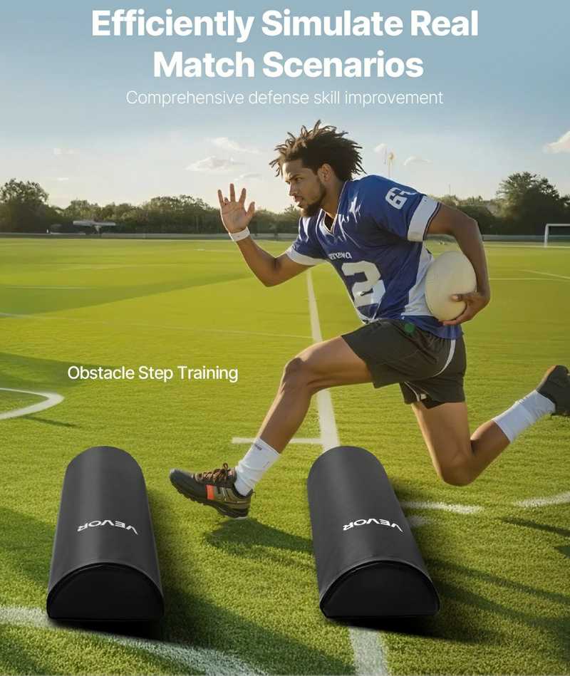 Futbolo Manevravimo Manekenas, 2 vnt., Pratimų Pagalvėlė, Blokavimo Skydas, Judrumo, Gynybos Treniruotėms