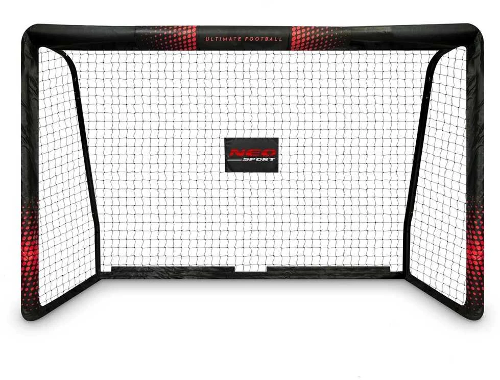 Futbolo vartai 180x120x60 cm, su patvariu tinklu, lengvai surenkami, lauko futbolo vartai, vaikų futbolo tinklas