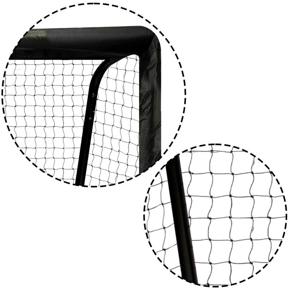 Futbolo vartai 180x120x60 cm, su patvariu tinklu, lengvai surenkami, lauko futbolo vartai, vaikų futbolo tinklas