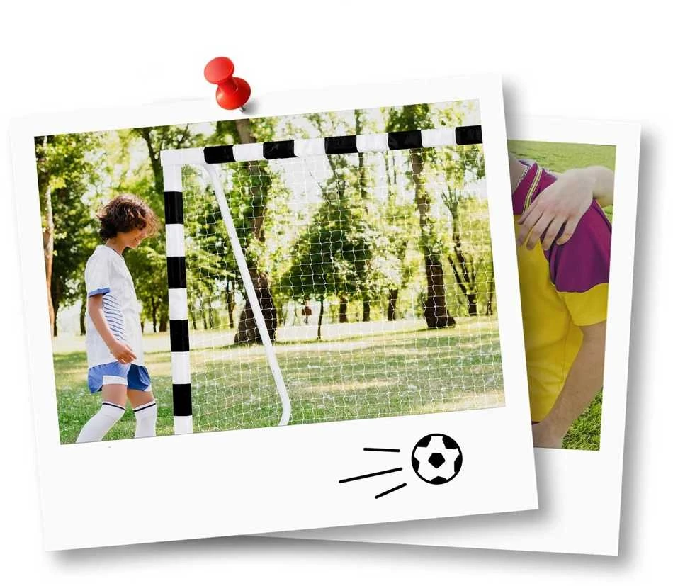 Futbolo vartai 3.00 x 1.60 x 0.90 metrų, su plieniniu rėmu, lengvai surenkami futbolo vartai, lauko futbolo vartai, futbolo vartai kieme