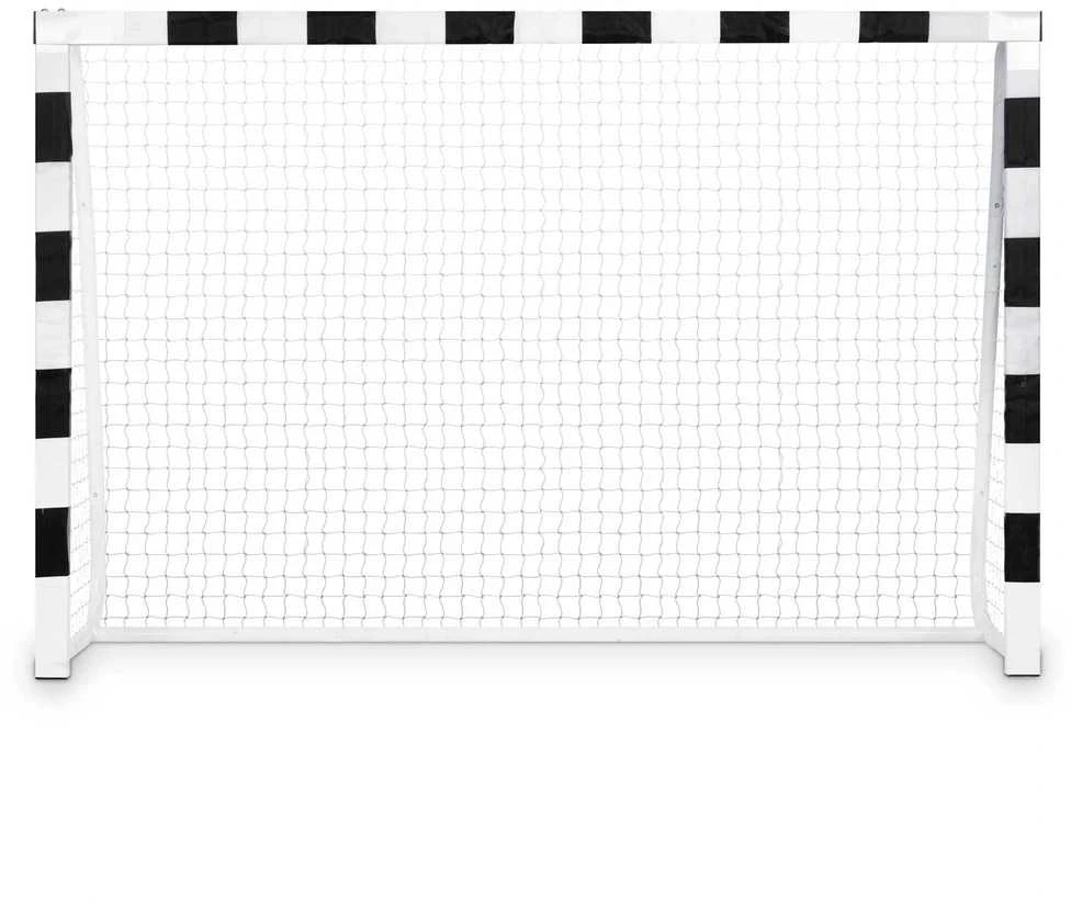 Futbolo vartai 3.00 x 2.00 x 1.20 metrų, su plieniniu rėmu, lengvai surenkami, futbolo vartai, lauko futbolo tinklas, vaikiški futbolo vartai