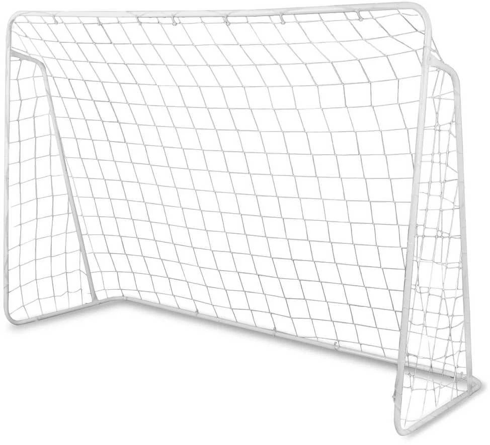 Futbolo vartai 300x200x120cm, futbolo vartai lauke, dideli futbolo vartai, plieno rėmo vartai, sodo futbolo tinklas