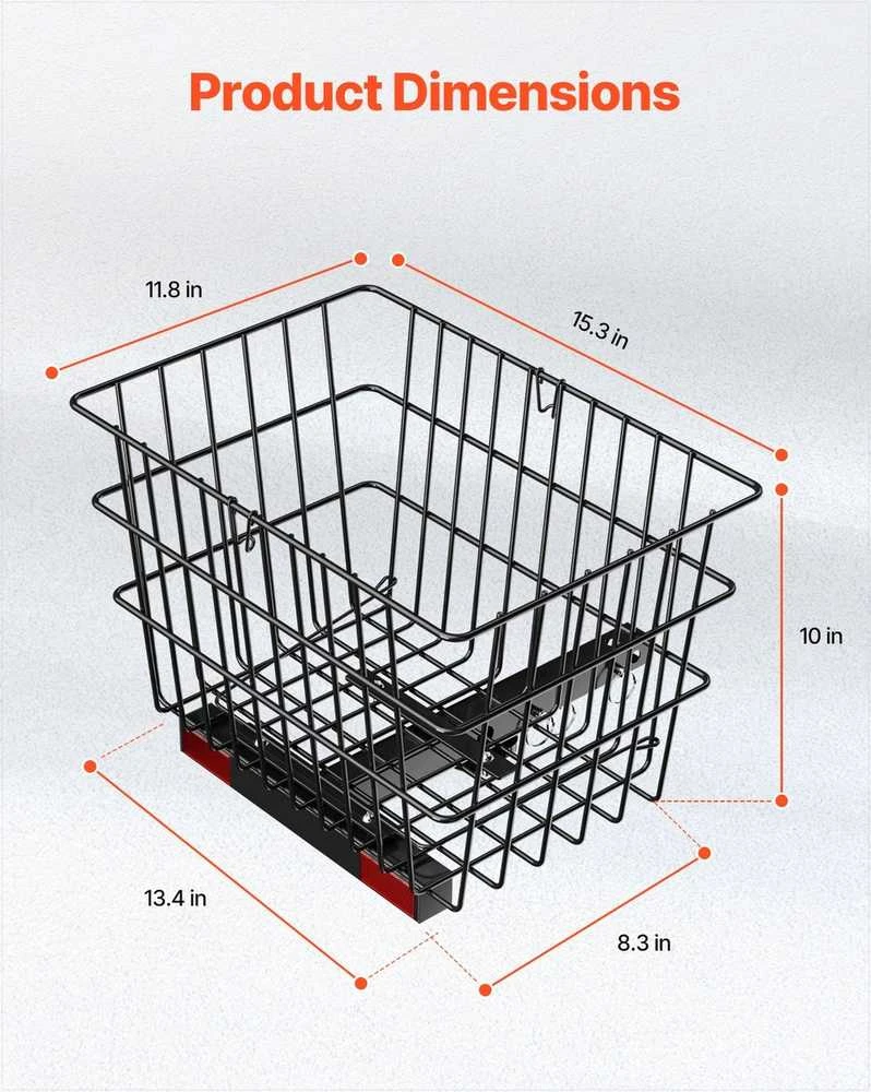 VEVOR Skuterio galinė krepšys su rankena