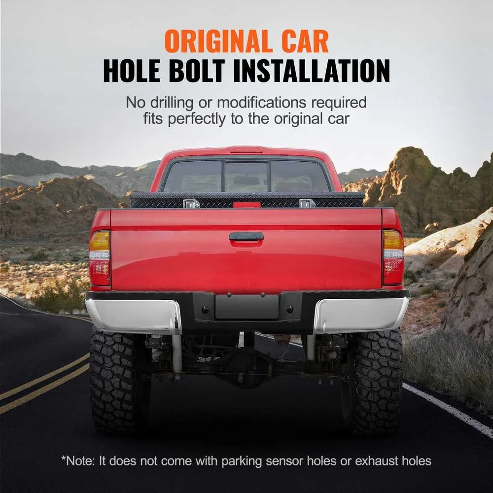 Galinis plieno buferis, skirtas 2008-2016 Ford F250 F350 Super Duty, chromuota apdaila, tvirtas laiptelio buferis, galinis buferis su žibintais