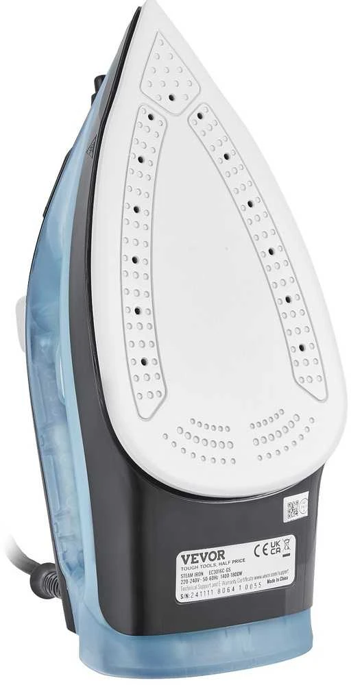 Garinis lygintuvas 1600W, su savaiminio išsivalymo funkcija, drabužiams, nepraleidžiantis garų lygintuvas, buitinis lyginimo prietaisas