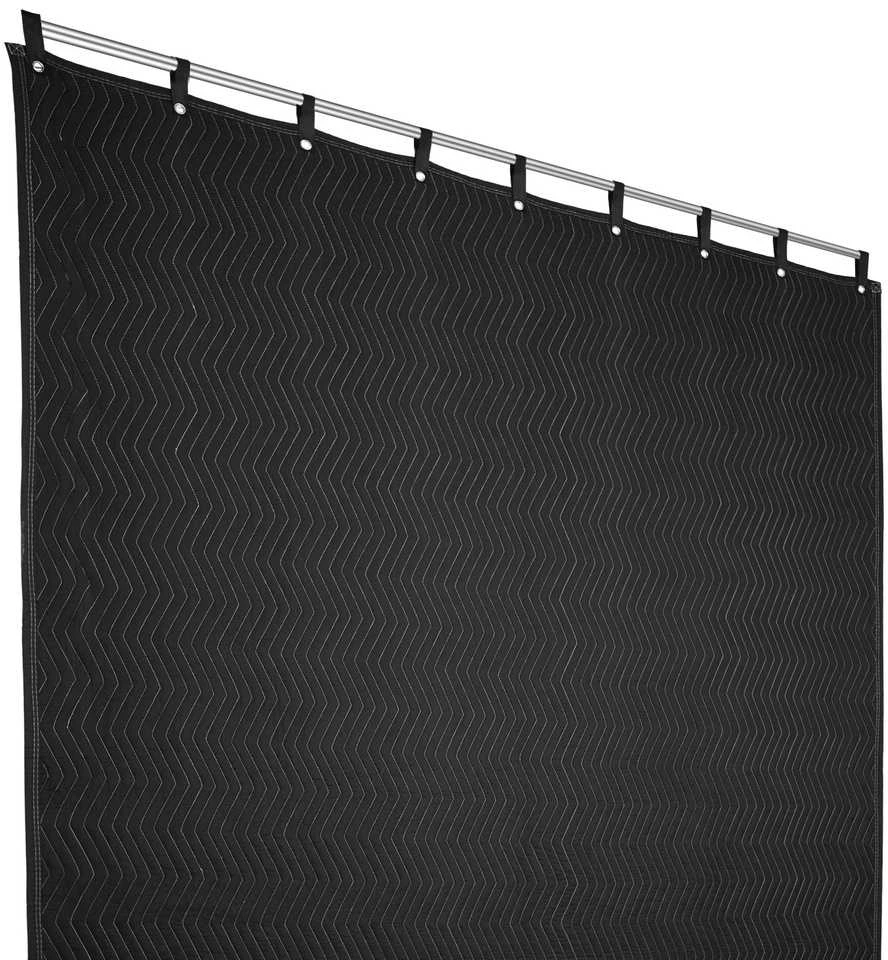 Garso izoliacinė antklodė 2438 x 2032 mm, studijai, triukšmo slopinimui, trigubo sluoksnio, garso absorbcijos plokštė, akustinė medžiaga