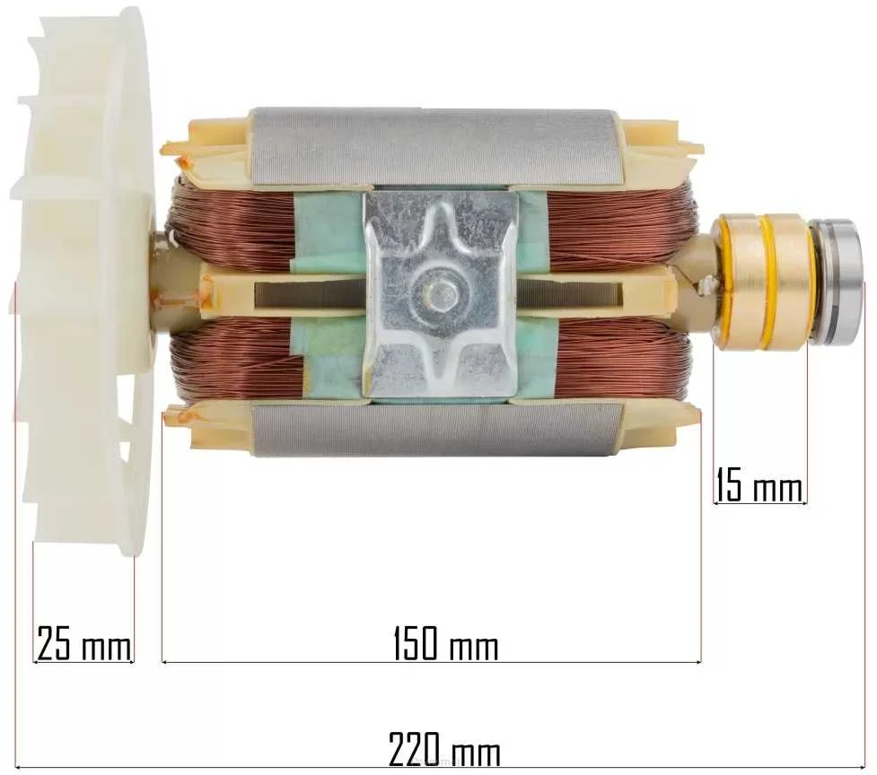 Generatoriaus rotorius, PM-AGR-3000-WI generatoriui, pakeitimo rotorius, suderinamas rotorius, generatoriaus atsarginės dalys