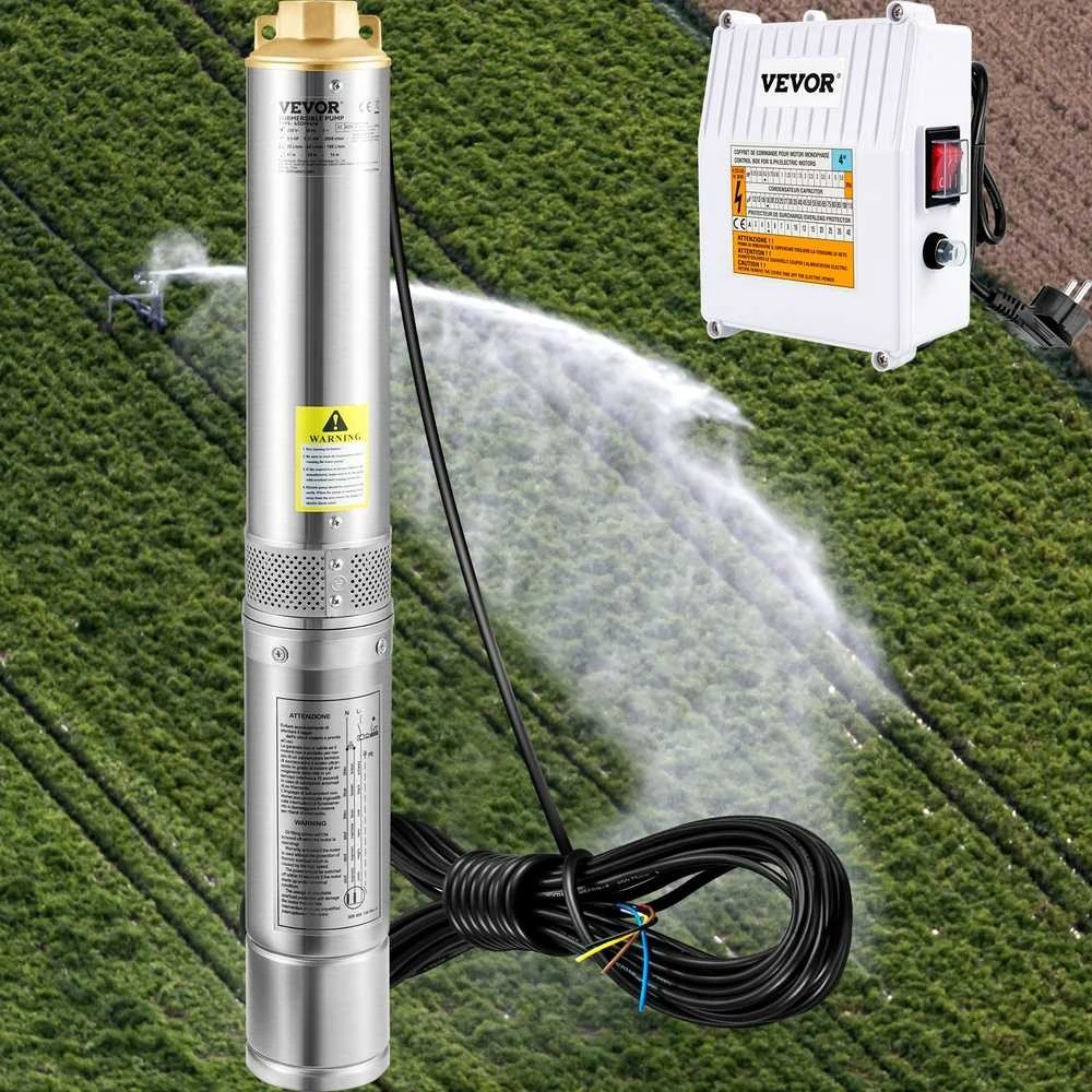 VEVOR Giluminis panardinamasis siurblys, 1100W, 230V, 190L/min 57m
