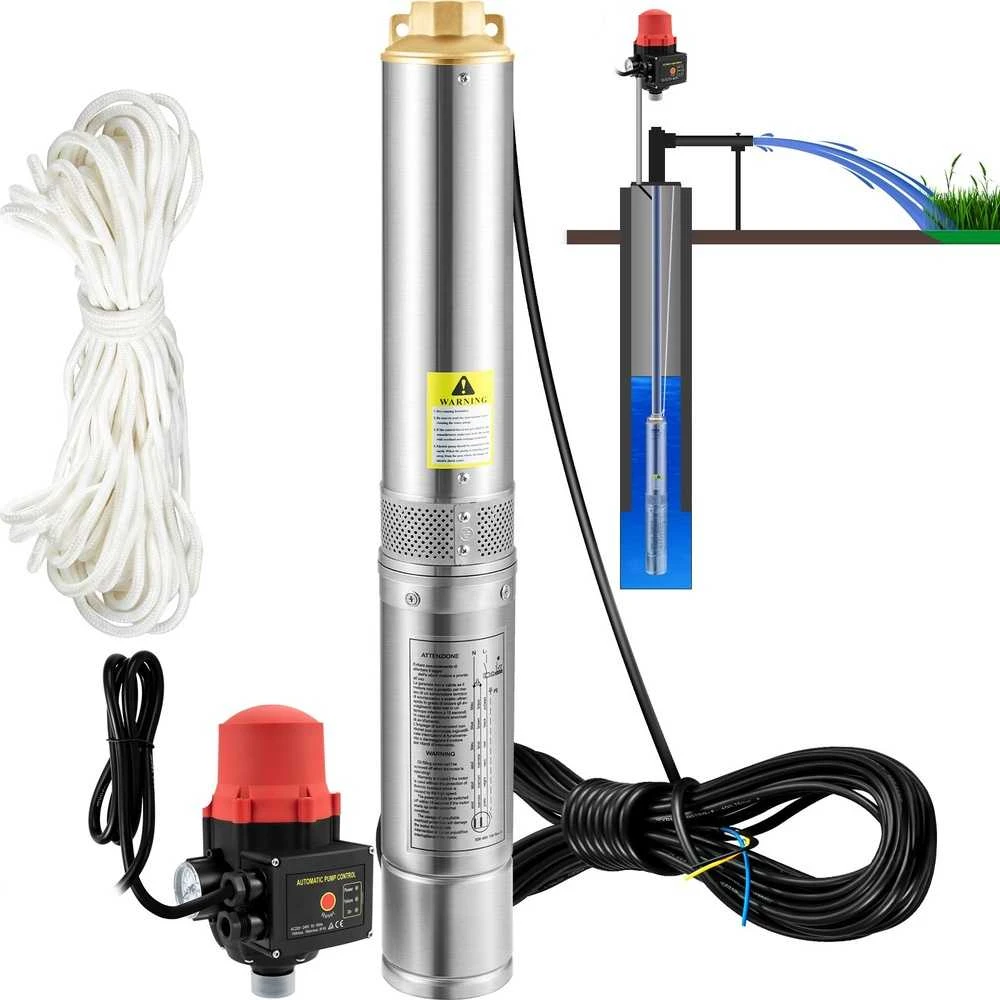 VEVOR giluminis siurblys 750 W 230V, automatinis jungiklis