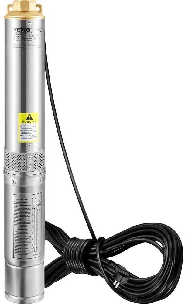 VEVOR Giluminis panardinamas siurblys, 750W 230V, 100L/min