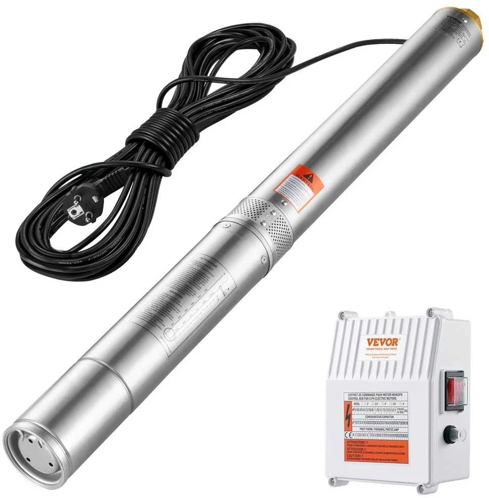VEVOR Giluminis panardinamasis siurblys 1500W 108m