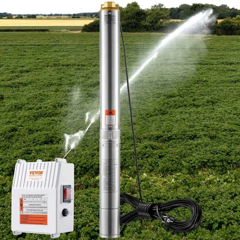 VEVOR Giluminis panardinamasis siurblys 1500W 108m