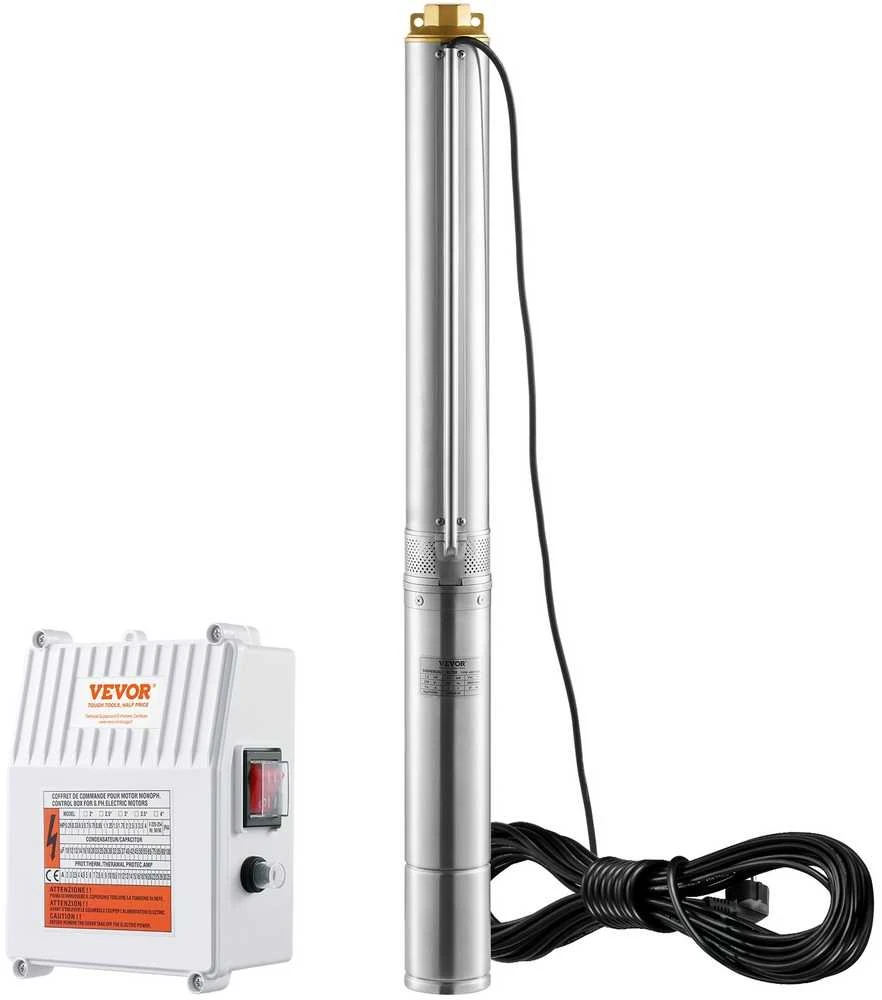 VEVOR Giluminis panardinamasis siurblys 1500W 108m