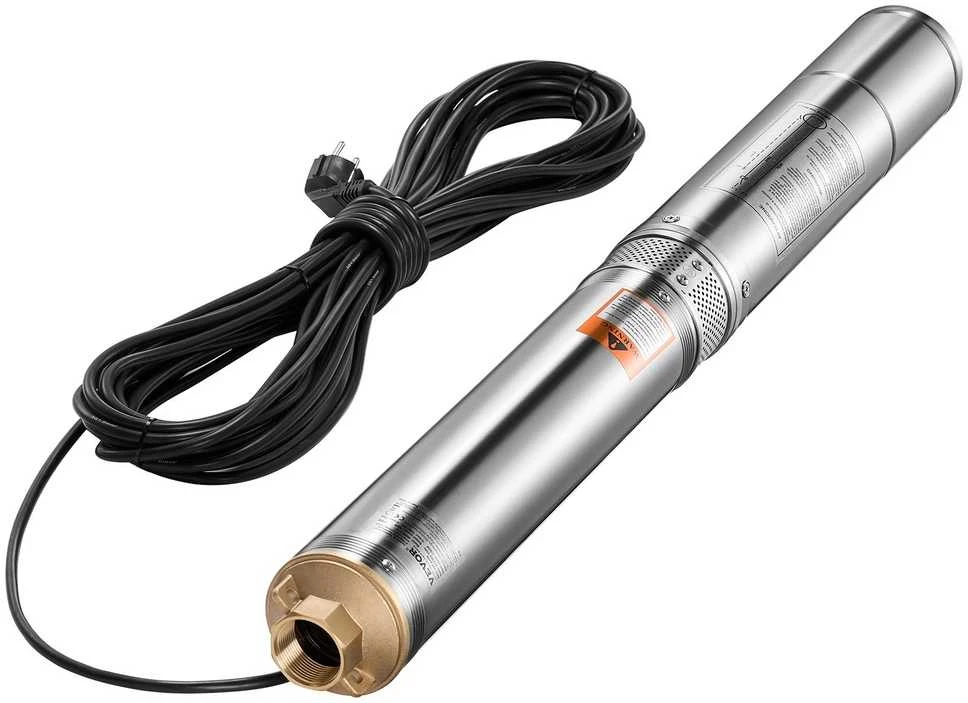 Giluminis siurblys 750W, nerūdijančio plieno, 100 l/min, vandens ištraukimui, laistymui, šuliniams, gręžiniams