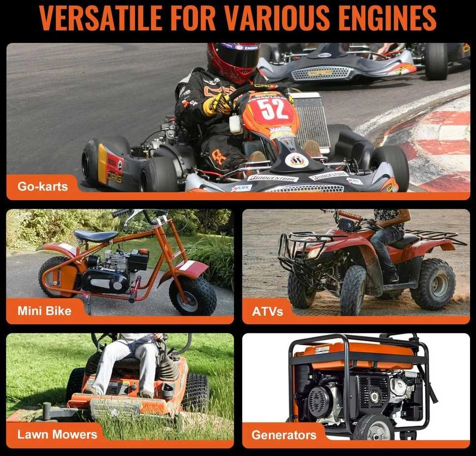 Go Kart pavaros sankaba, 2-8HP variklio keitimas, didelio greičio sankabos komplektas, tvirta pavaros sistema, mažo variklio pavaros sankaba
