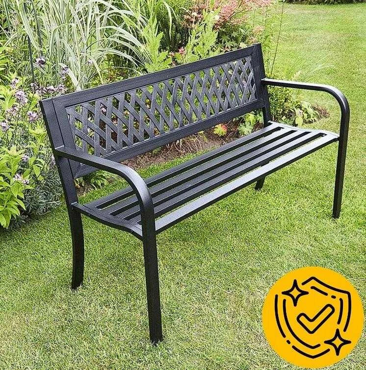 Gogarden Suoliukas su atlošu Go Garden, 125 x 56 cm, juodas