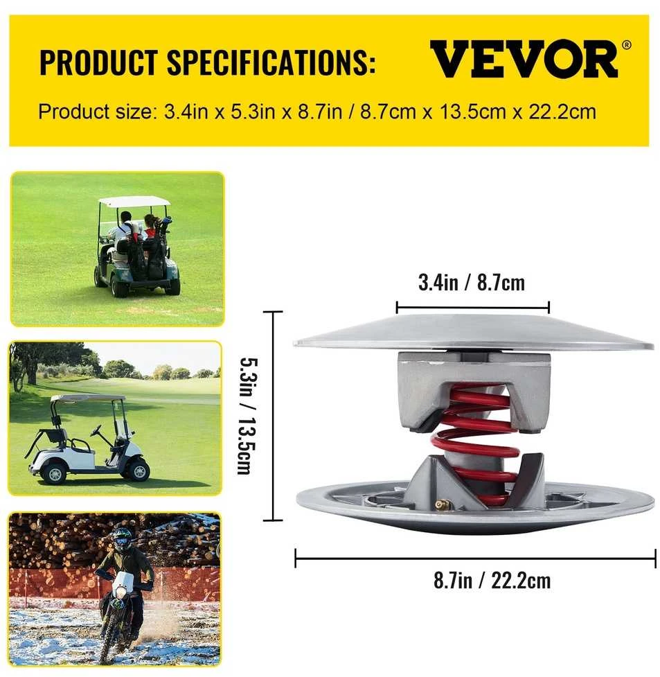 Golfo vežimėlio varomosios sankabos rinkinys, skirtas Yamaha G2-G22, didelis greitis, metalinio paviršiaus pavaros sankaba, Yamaha golfo vežimėlio sankaba, golfo vežimėlio priedai