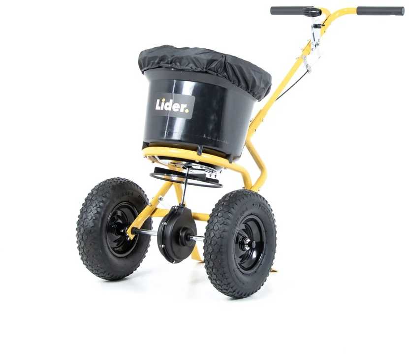 Granulių barstytuvas sodui, 23 kg talpos, reguliuojamas barstymas, trąšų barstytuvas, sėklų barstytuvas, druskos barstytuvas