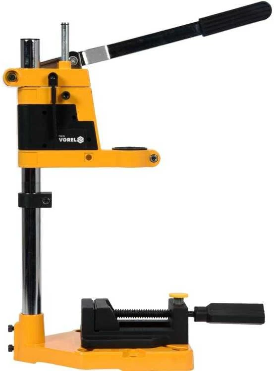 Gręžimo stovas su spaustuvais, skirtas statmenam gręžimui, metalo ir medienos gręžimo stovas, 60 mm eiga