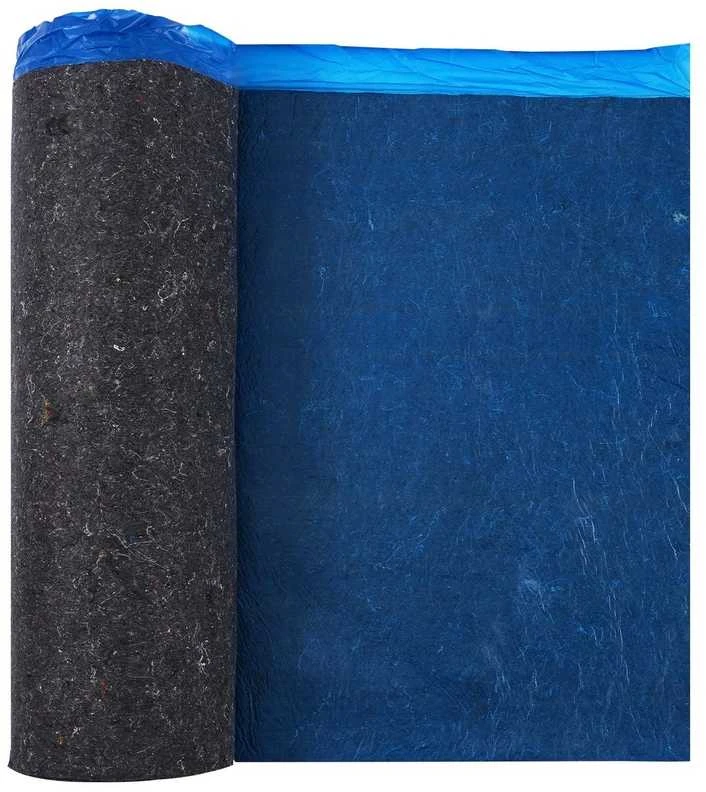 Grindų paklotas, 37.2 m², garso ir drėgmės izoliacija, vinilinėms, laminuotoms, medinėms grindims, mėlynas, didelio tankio, pogrindinė plėvelė, garso barjeras
