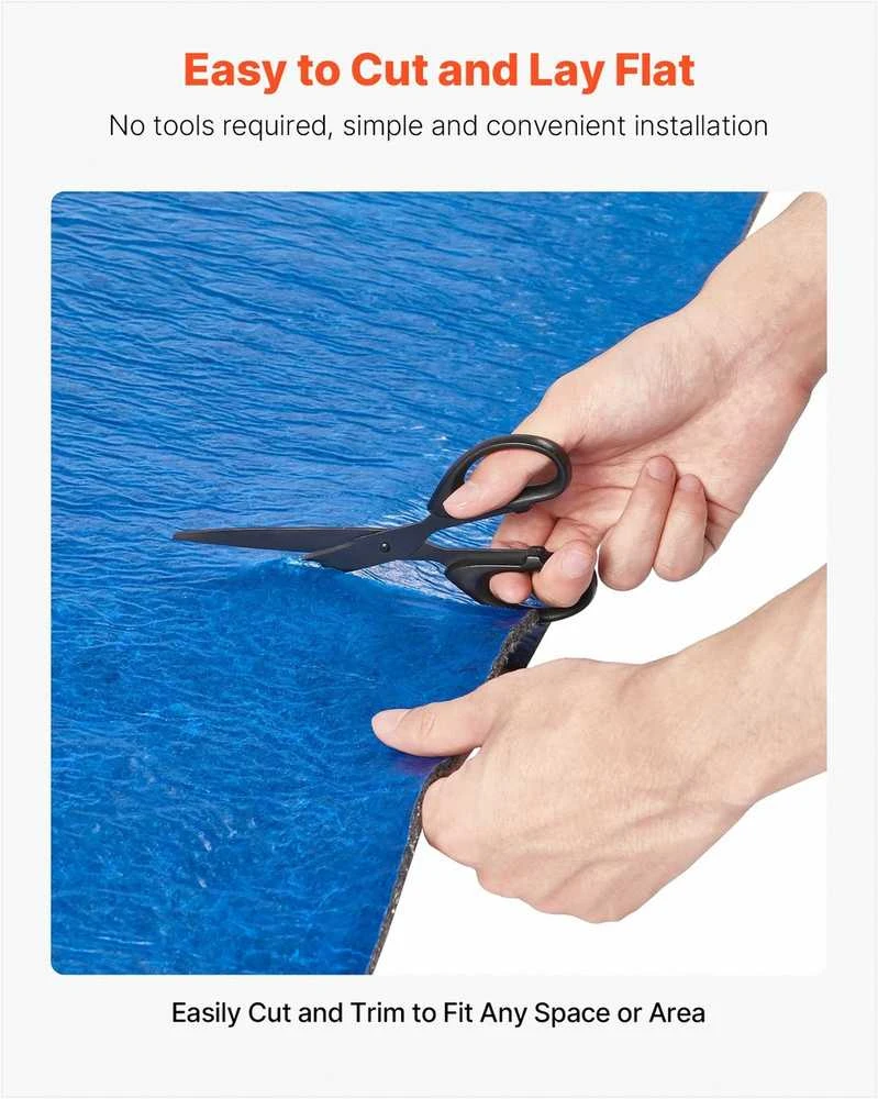 VEVOR Grindų paklotas 9.3 m²/roll, 3 mm storio