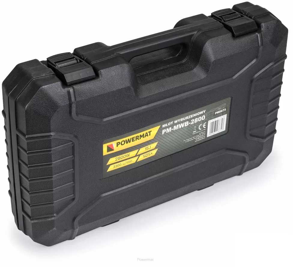 Atskėlimo plaktukas POWERMAT PM-MWB-2800 HEX SDS