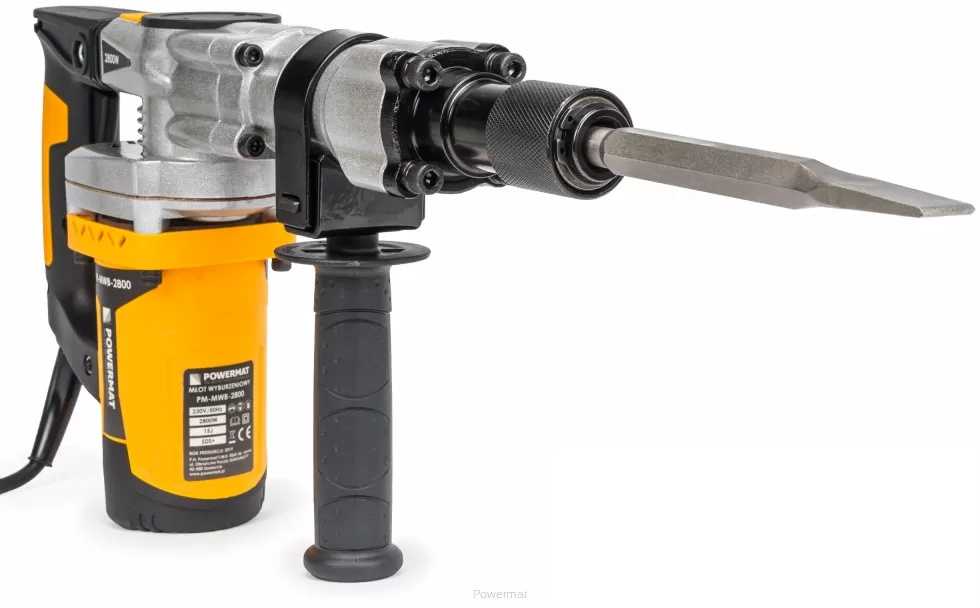 Atskėlimo plaktukas POWERMAT PM-MWB-2800 HEX SDS
