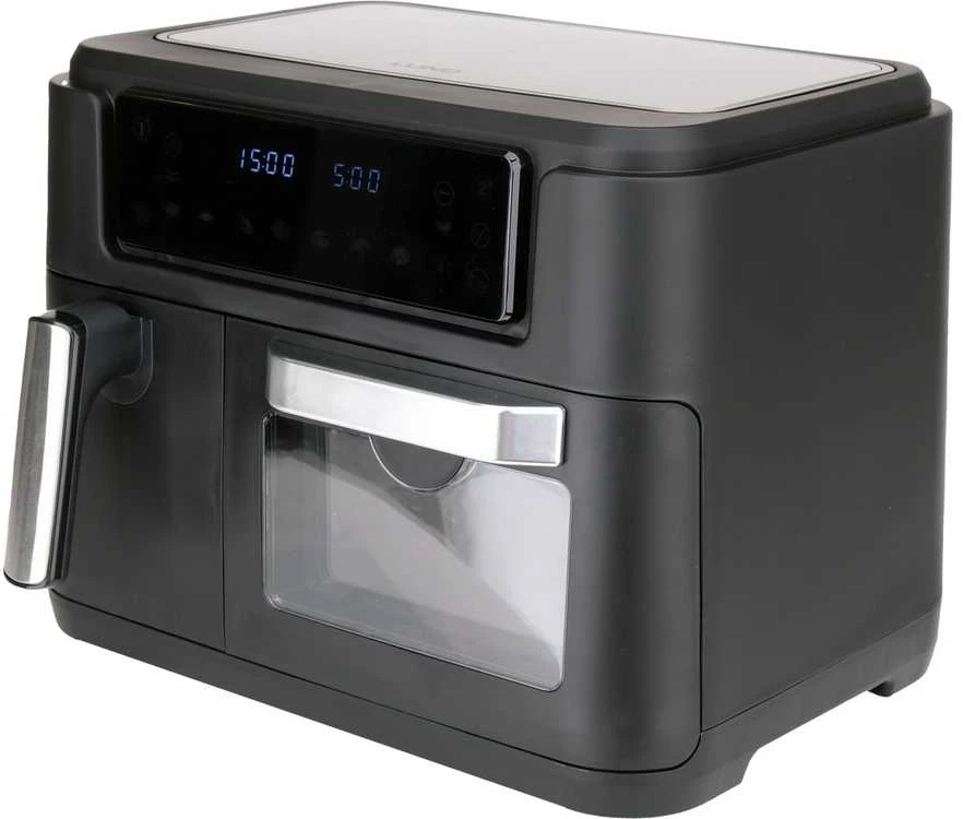 Gruzdintuvė be riebalų, dviejų krepšelių gruzdintuvė, 2400W, 3.5L + 7.5L, skaitmeninis valdymas, sveikas gaminimas, universalus virtuvės prietaisas