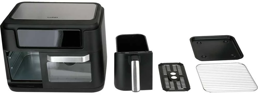 Gruzdintuvė be riebalų, dviejų krepšelių gruzdintuvė, 2400W, 3.5L + 7.5L, skaitmeninis valdymas, sveikas gaminimas, universalus virtuvės prietaisas
