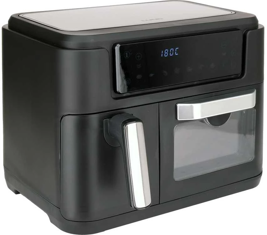 Gruzdintuvė be riebalų, dviejų krepšelių gruzdintuvė, 2400W, 3.5L + 7.5L, skaitmeninis valdymas, sveikas gaminimas, universalus virtuvės prietaisas