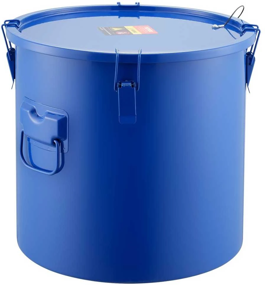 Gruzdintuvės riebalų kibiras, 37,8 l, su dangčiu ir filtru