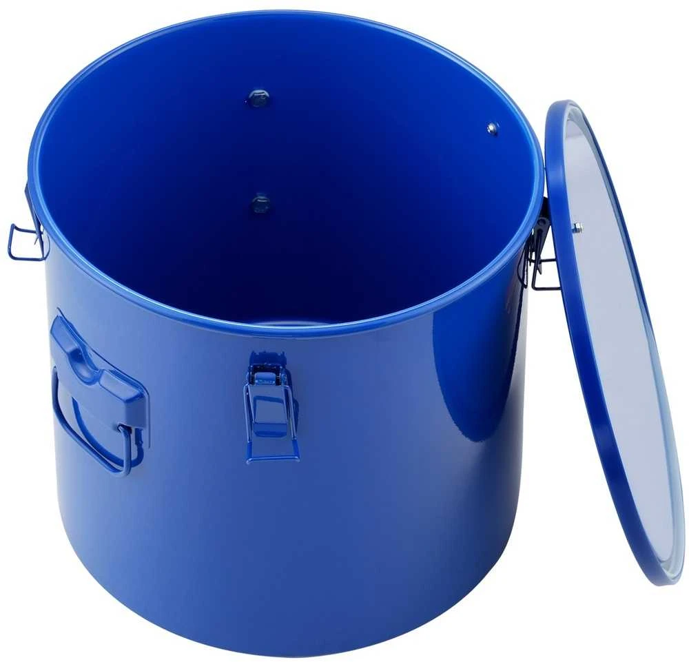 Gruzdintuvės riebalų kibiras, 37,8 l, su dangčiu ir filtru