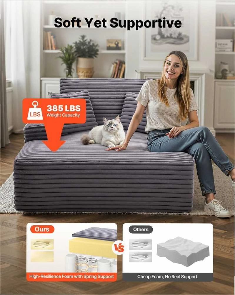 Gultas skaitymui ir poilsiui, modernus minkštas didelis fotelis su porankiais, gili sėdynė miegamoji sofa, poilsio baldas
