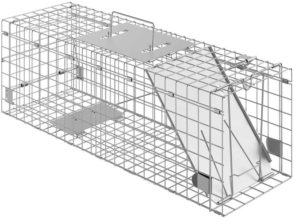 VEVOR Gyvūnų gaudyklė su rankena 61x20x20 cm