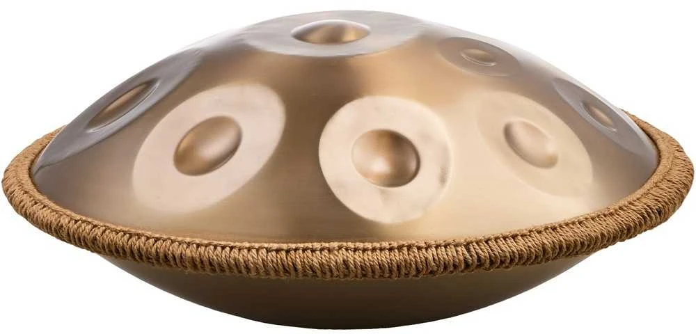 Handpan būgnas 22", 12 natų, D minor, plieno mušamasis instrumentas su plaktuku, liežuvinis būgnas, tank drum