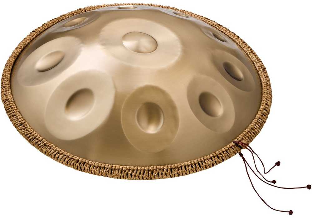 Handpan būgnas 22 colių, 10 natų, D minor, plieno mušamasis instrumentas su plaktuku, liežuvinis būgnas, tank drum