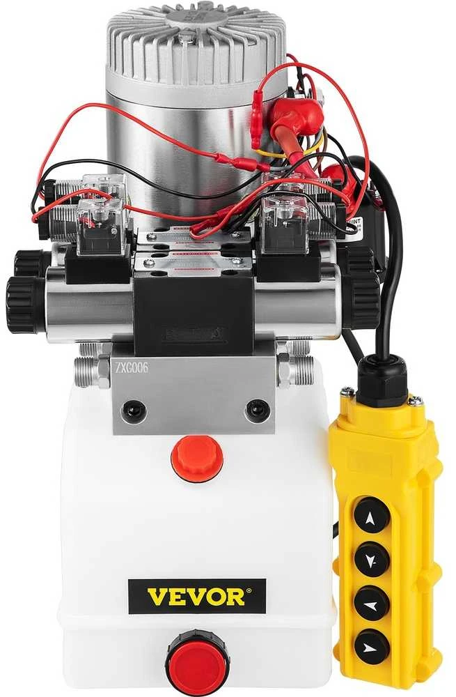 Hidraulinė jėgainė kėlimui, 12V DC, dvigubo veikimo, 4.5L, hidraulinis siurblys, keltuvas, platformoms