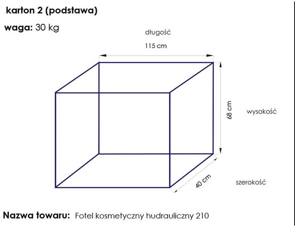 Activeshop Kosmetologinis krėslas HYDRAULIC Baltas