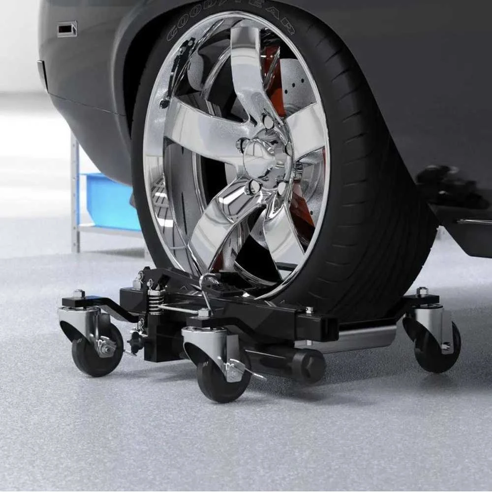 GÜDE Hidraulinis automobilio manevravimo įrankis, dirbtuvių domkratas, automobilio pozicionavimo įtaisas, mobilus automobilių perkėlėjas, garažo įranga, keltuvas, ratukų perkėlimo priemonė