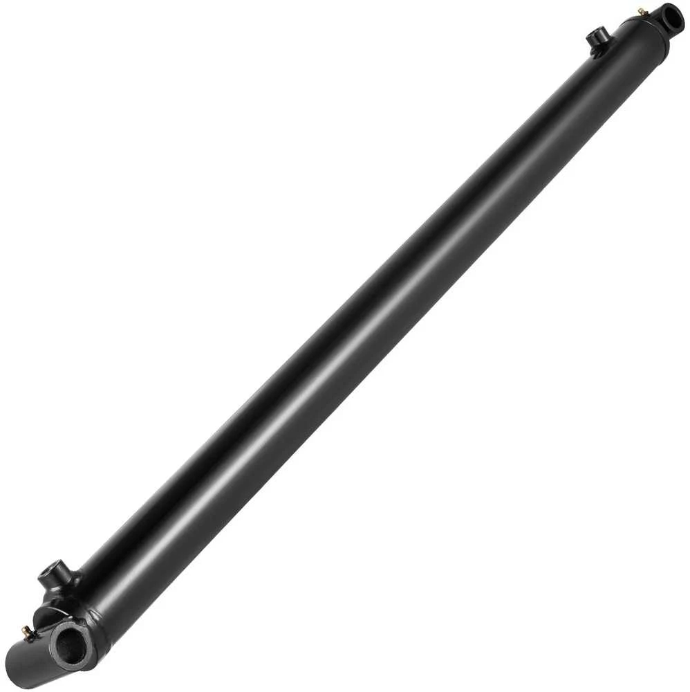 Hidraulinis cilindras kėlimui, 50 mm skersmuo, 914 mm eiga, dvigubo veikimo, suvirinta konstrukcija, skersinio vamzdžio SAE6 prievado hidraulinis cilindras
